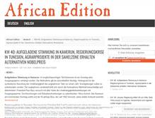 Tablet Screenshot of african-edition.com